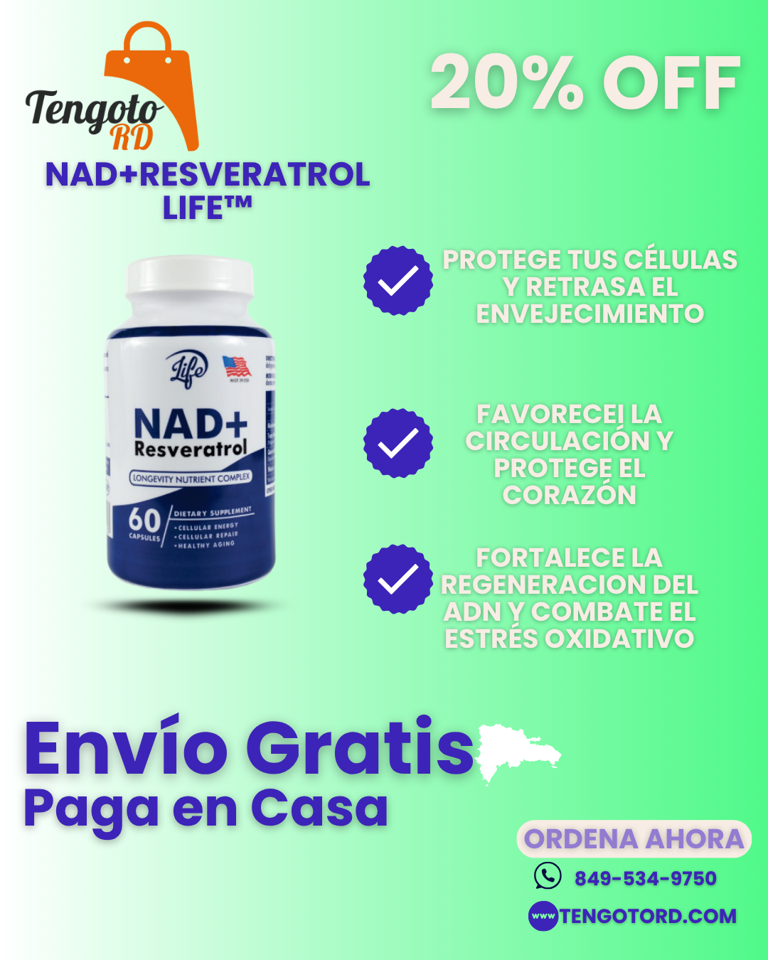 NAD+RESVERATROL LIFE™