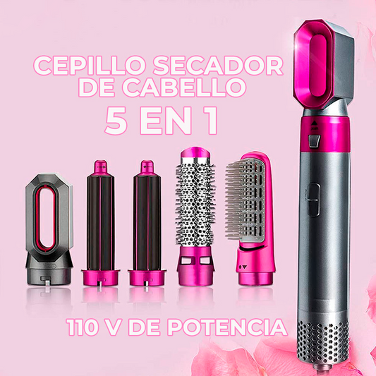 CEPILLO PARA EL CABELLO 5 EN 1, SECADOR Y VOLUMINIZADOR.