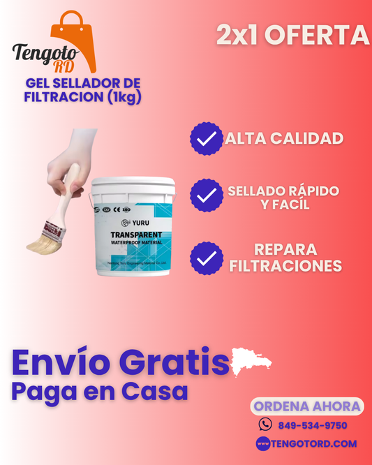 GEL SELLADOR DE FILTRACION ENVASE DE 900GR (1KG)