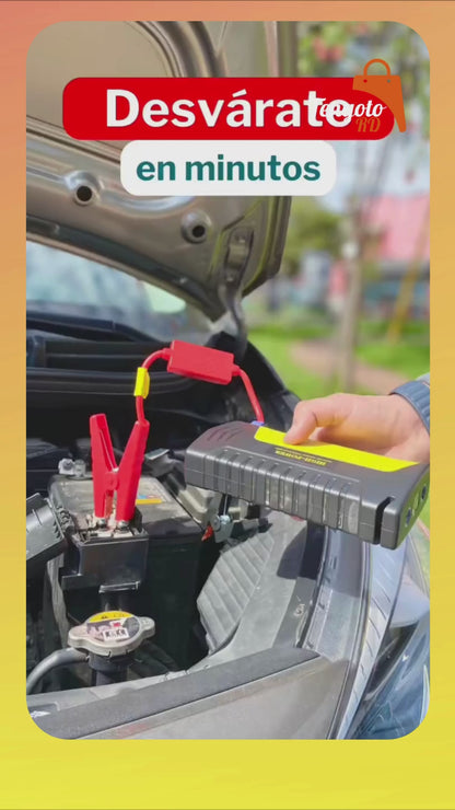 COMBO 2 EN 1 JUMPER DE VEHICULO TM15 + BOMBA DE AIRE KIT POWERDRIVE™ TODO EN UNO /  TU MEJOR ACOMPAÑANTE EN LA CARRETERA!